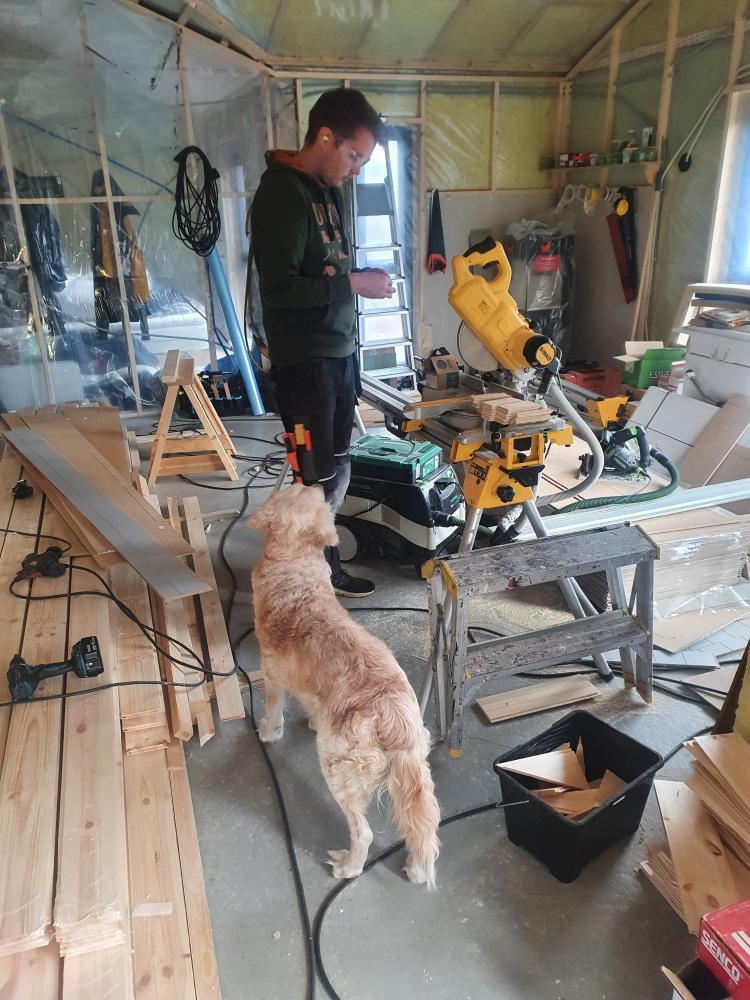 Vincent inspiserer arbeidet