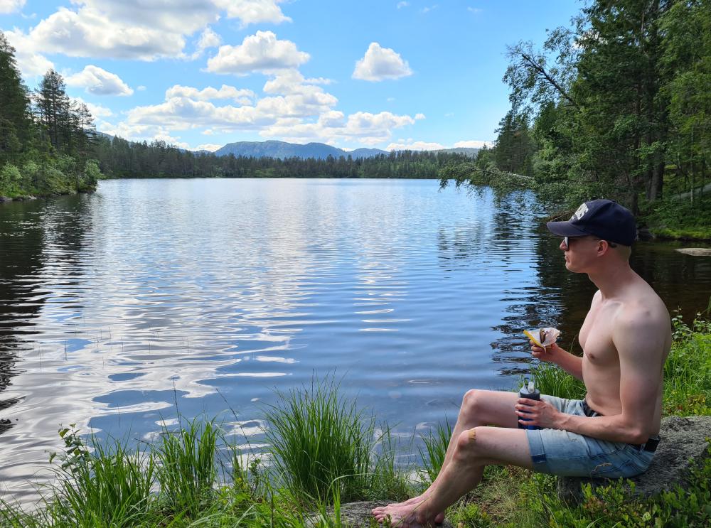 Nyter utsikten og en kvikk lunsj