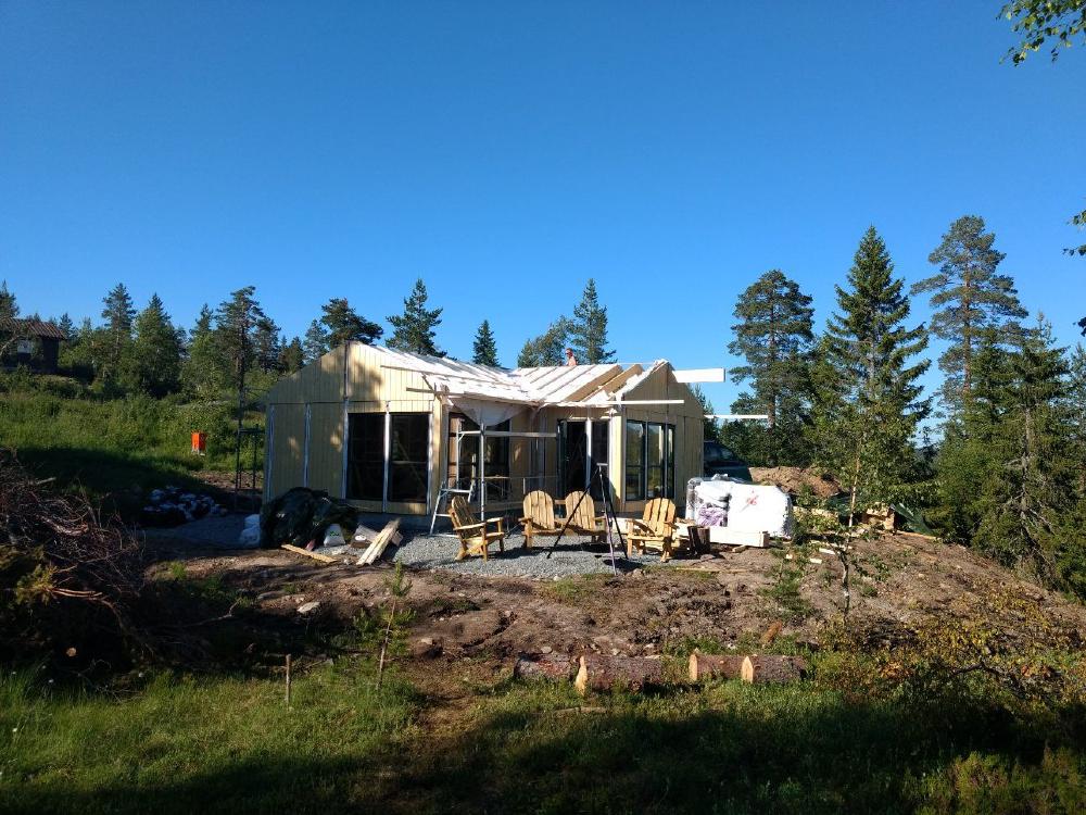 Tyvek holder (nesten) alt ute